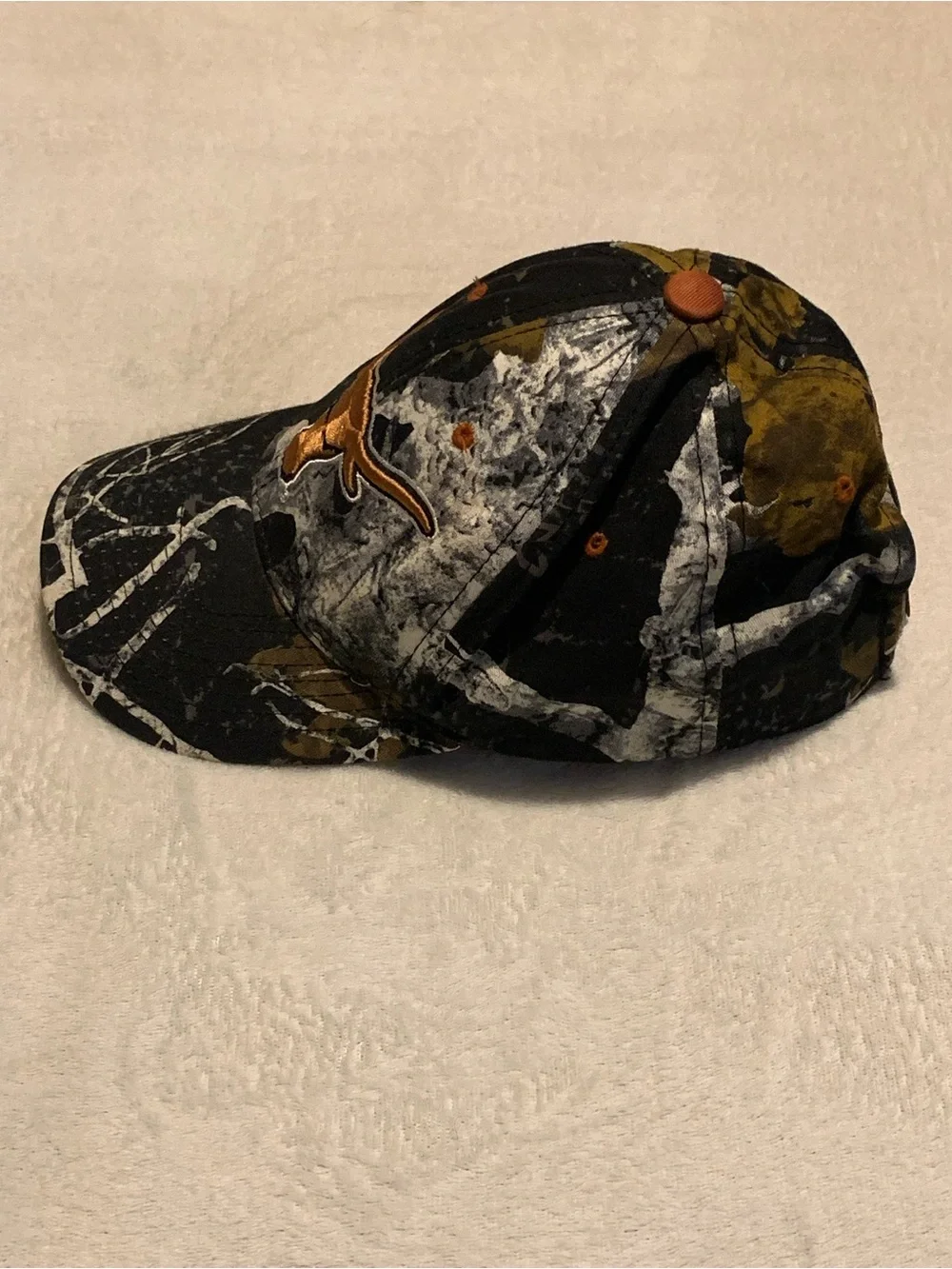 Camo Texas Longhorns hat